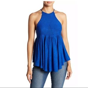 NWT Free People Road Trip Crochet Halter Top S